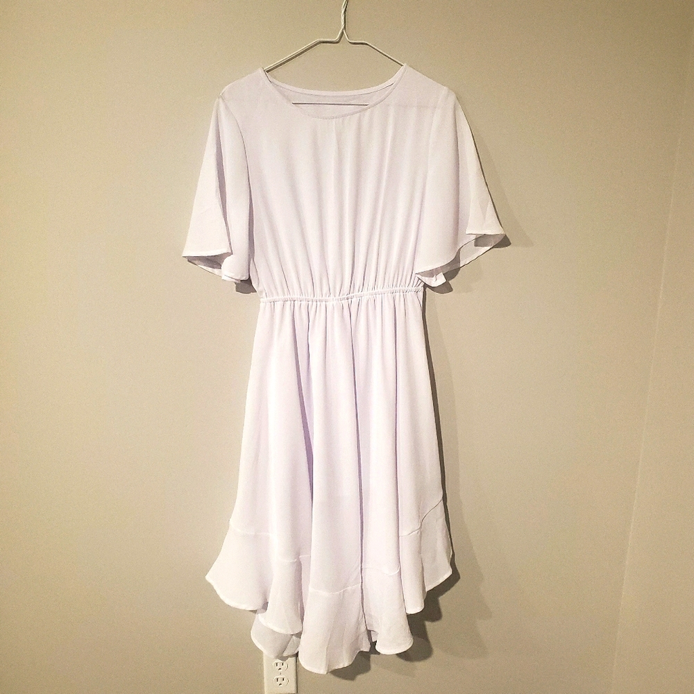 Flowy White Dress